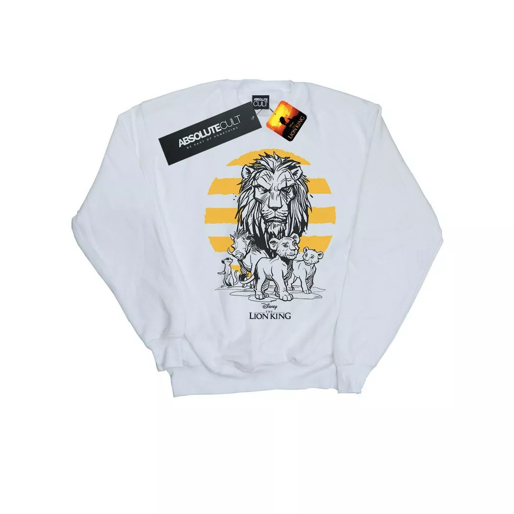Disney - The Lion King Sweatshirt, für Herren, Weiss, Größe 4XL