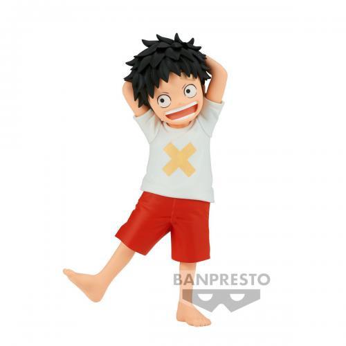 Banpresto  One Piece Film Red The Grandline Series Monkey D Luffy Figura per bambini 12cm 