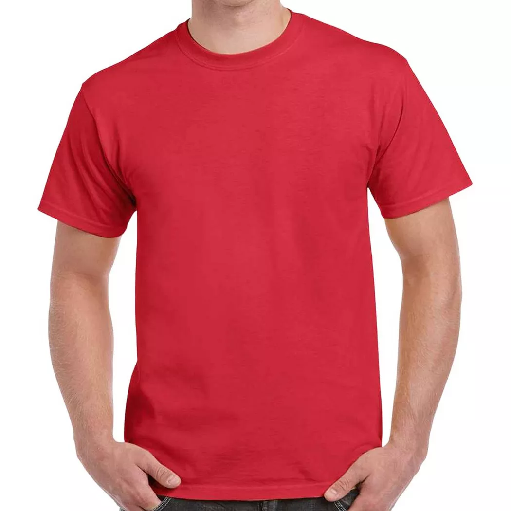 Gildan - Heavy TShirt, für Herren, Rot Bunt, Größe 3XL