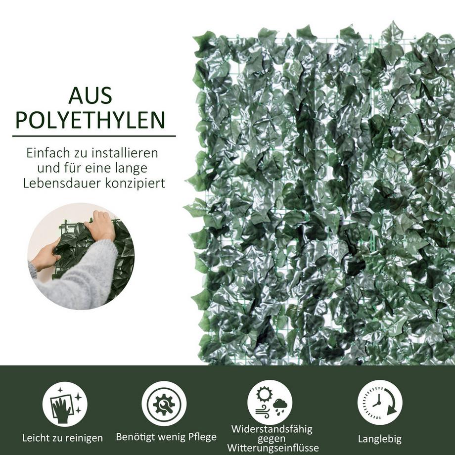 Outsunny Haie artificielle  