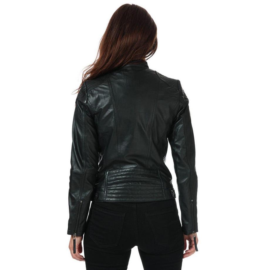 ELLE Veste en cuir Annette  