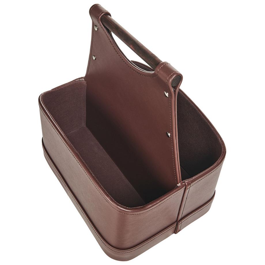 Beliani Korb, Büroaccessoires en Pelle sintetica Rustico URUK  