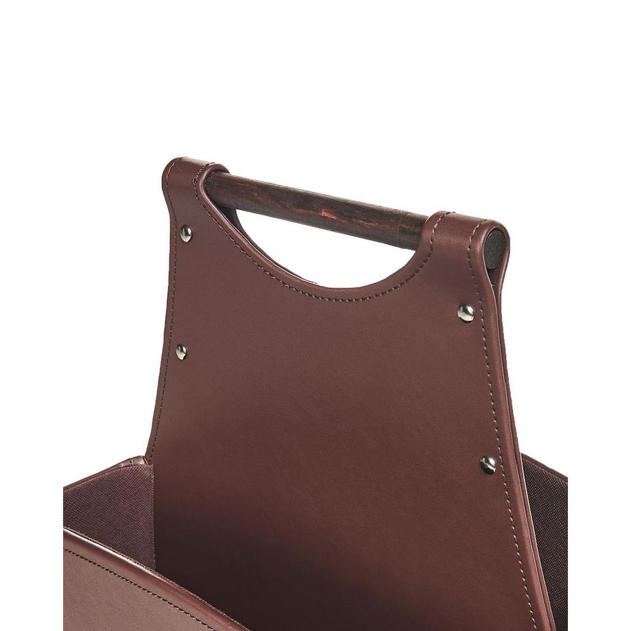 Beliani Korb, Büroaccessoires en Pelle sintetica Rustico URUK  