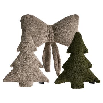 Lot de 3 coussins décoratifs en Bouclé Traditionnel WINTERLAND