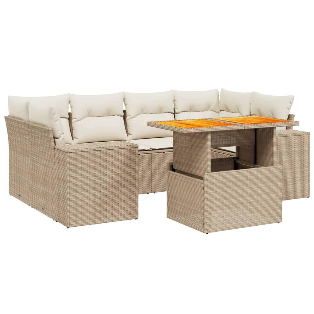 VidaXL Garten sofagarnitur poly-rattan  