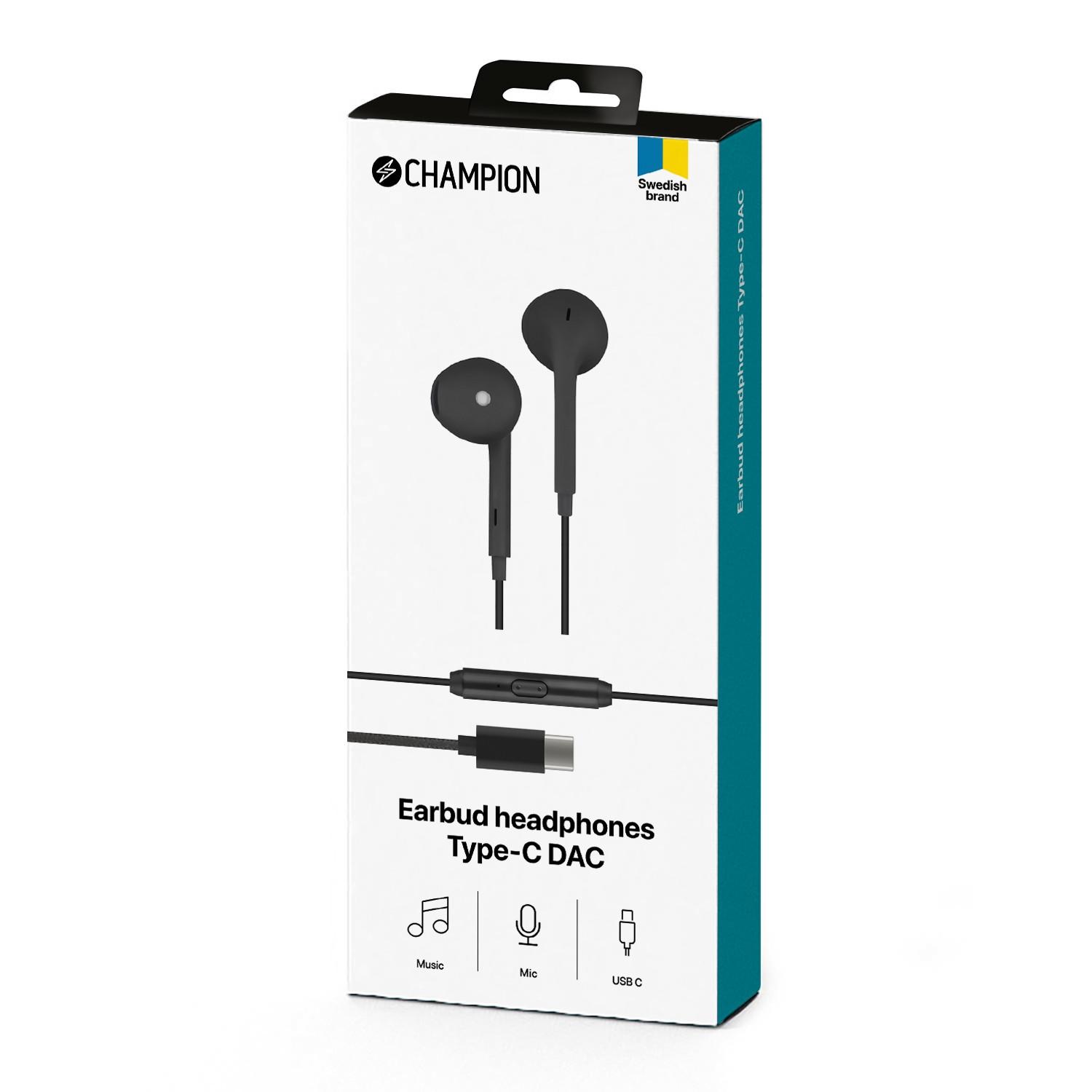 Champion  Écouteurs EarBuds Type-C DAC 