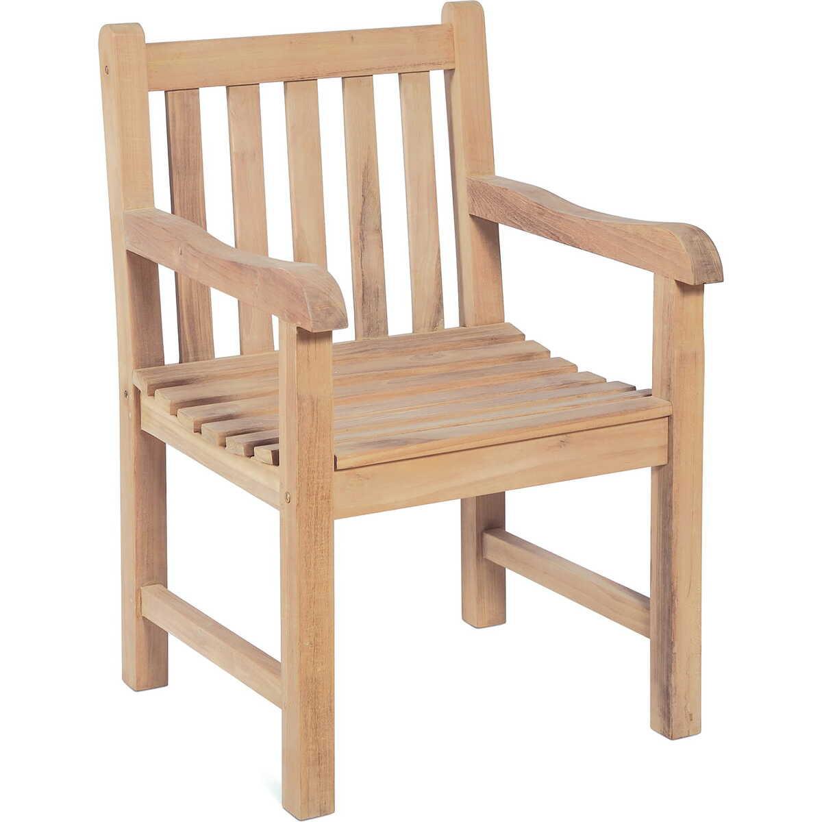 mutoni pleasure Garten Essgruppe Solo Teak natur (4-tlg)  