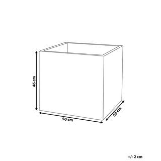 Beliani Vaso per piante en Fibra d'argilla Classico PAROS  
