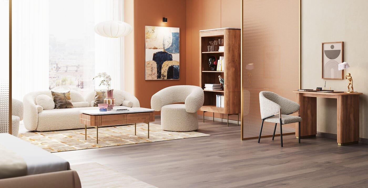 KARE Design Cuscino Glitter Dragonfly marrone 40x40  