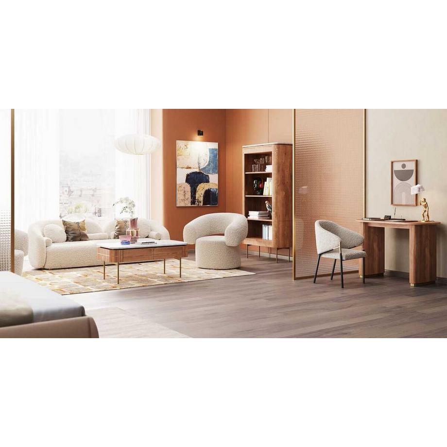 KARE Design Cuscino Glitter Dragonfly marrone 40x40  