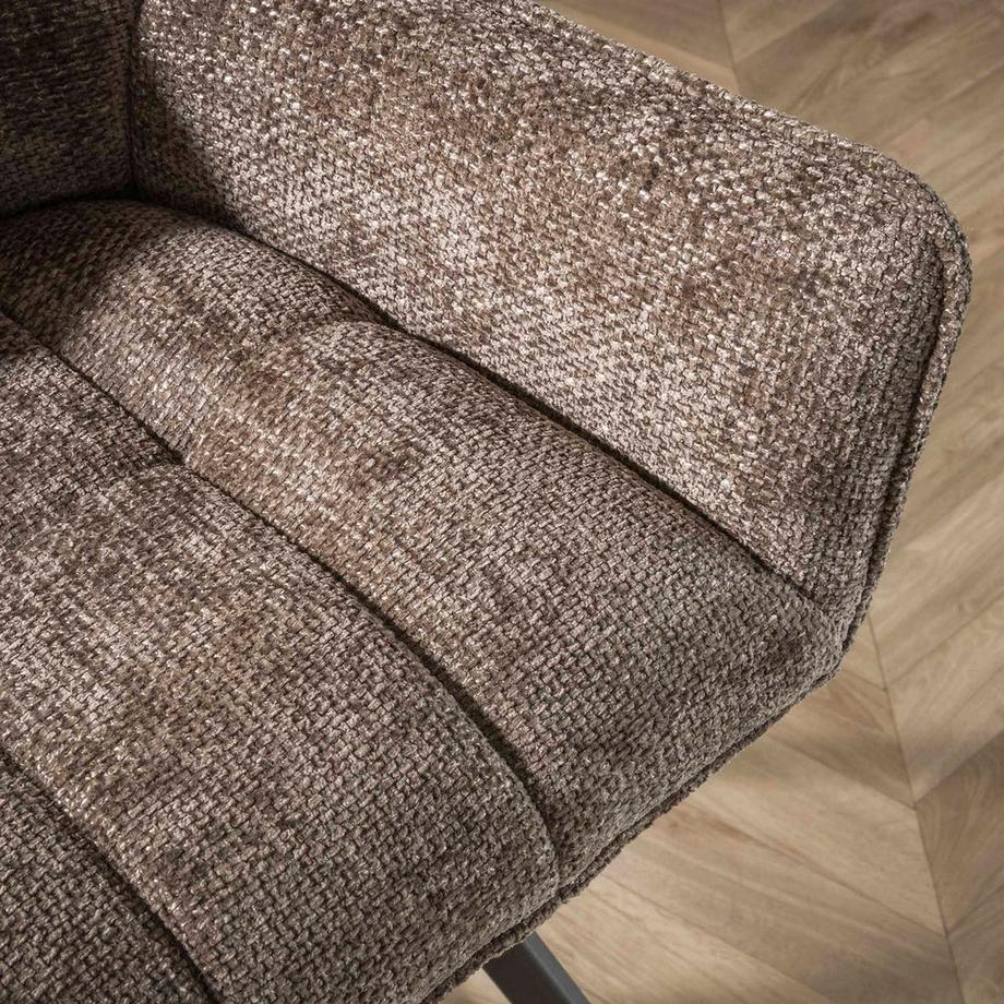mutoni Barstuhl Grid Rich taupe  
