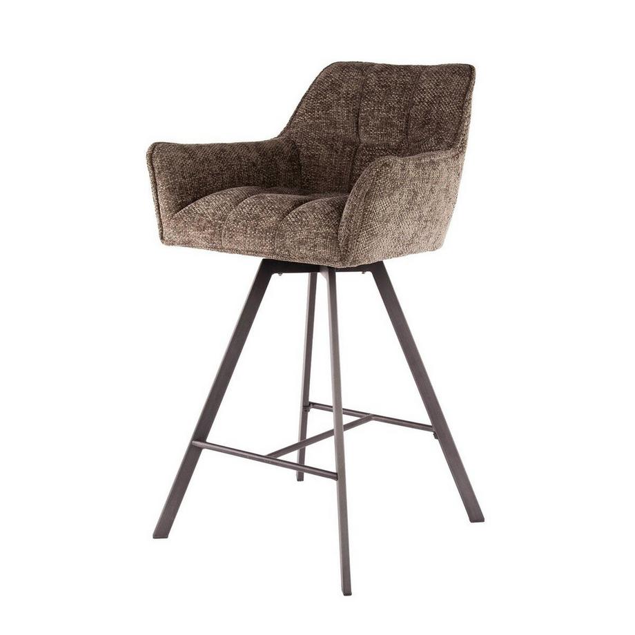 mutoni Barstuhl Grid Rich taupe  