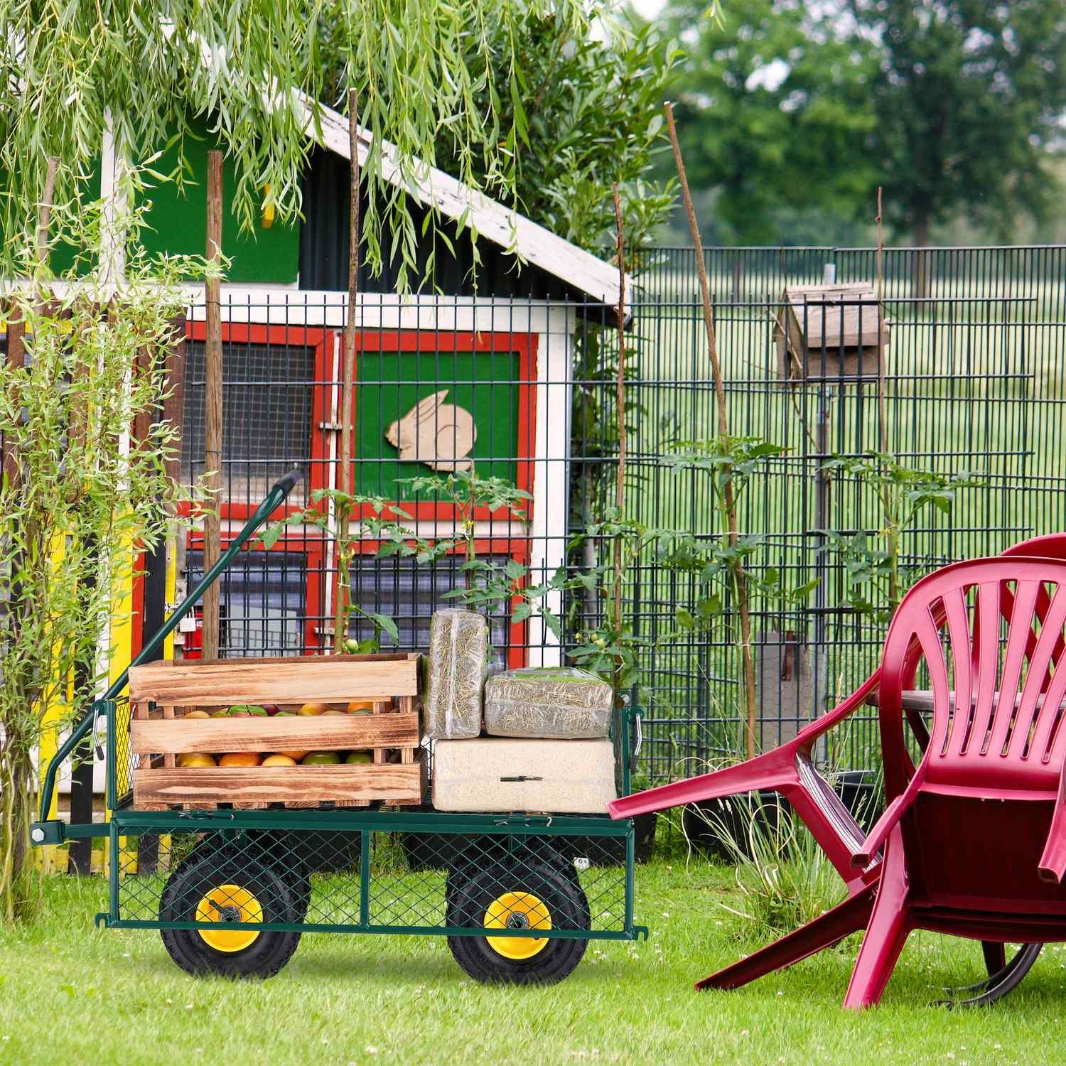 Northio charrette à bras verte  