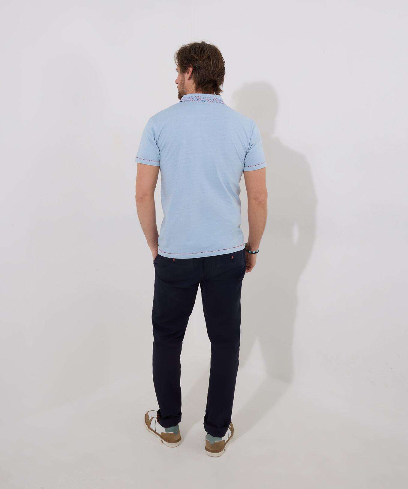 Joe Browns Polohemd mit Blumenbesatz  