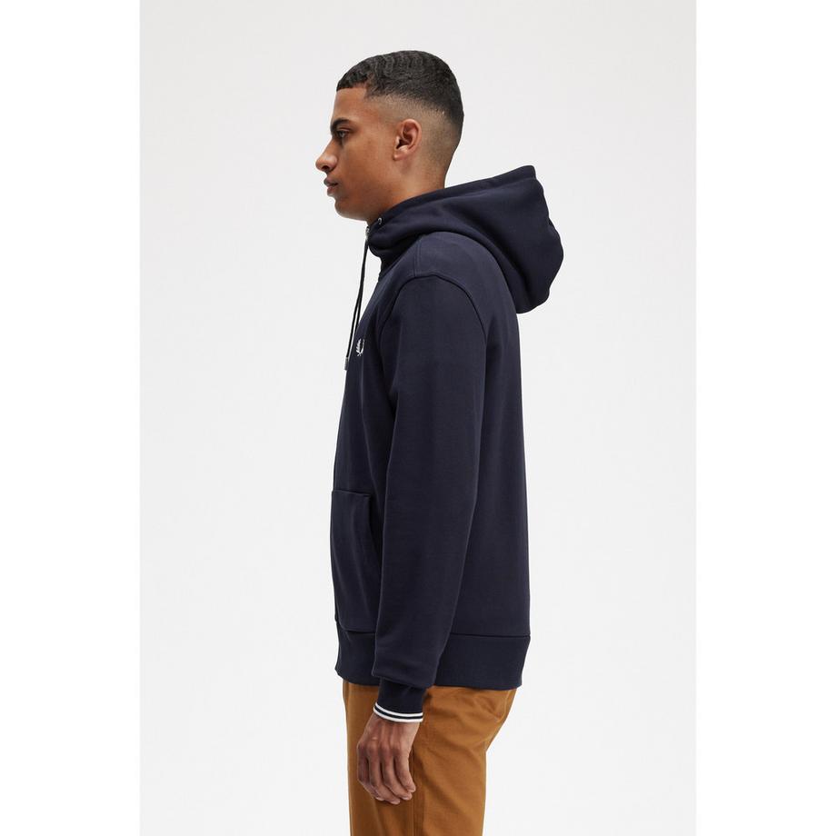 FRED PERRY Full Zip Kapuzen-Sweatshirt  