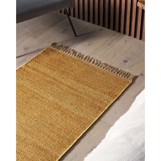 Beliani Teppich aus Jute Boho LUNIA  