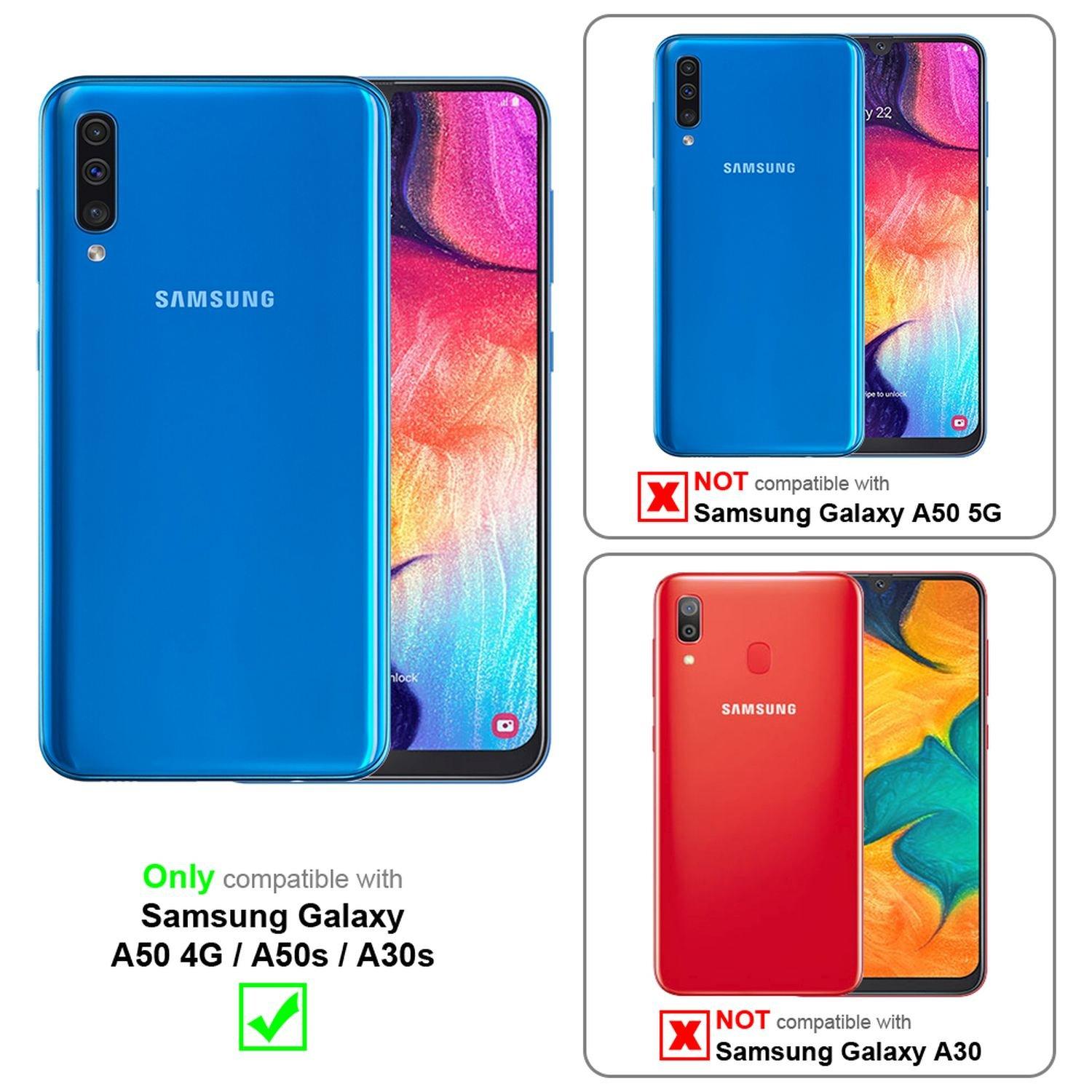 Cadorabo  Housse compatible avec Samsung Galaxy A50 4G / A50s / A30s - Coque de protection avec fermeture magnétique, fonction de support et compartiment pour carte 