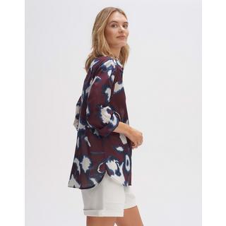 OPUS  Chemisier à chemise Fumine floral coupe droite 