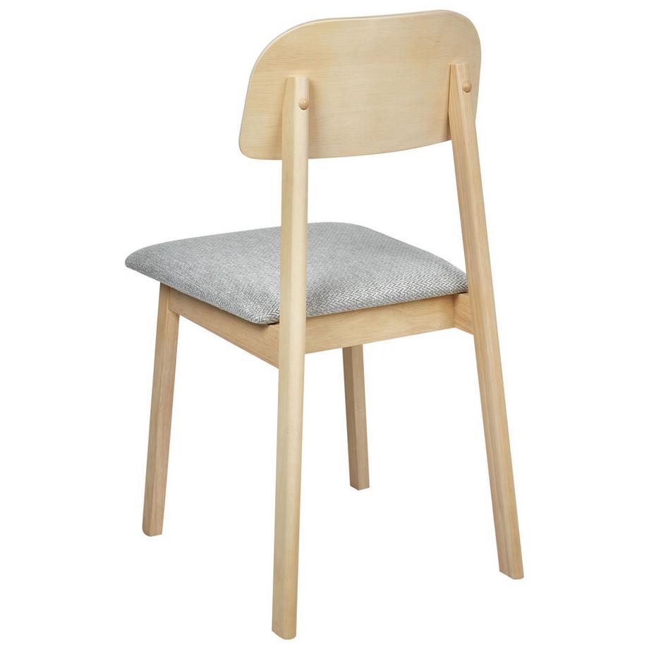 Beliani Set di 2 sedie da pranzo en Legno di caucciù Retrò SCANDIA  