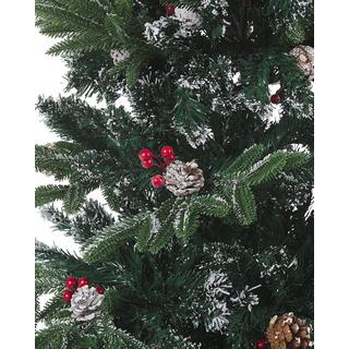 Beliani Weihnachtsbaum aus PVC Klassisch DENALI  