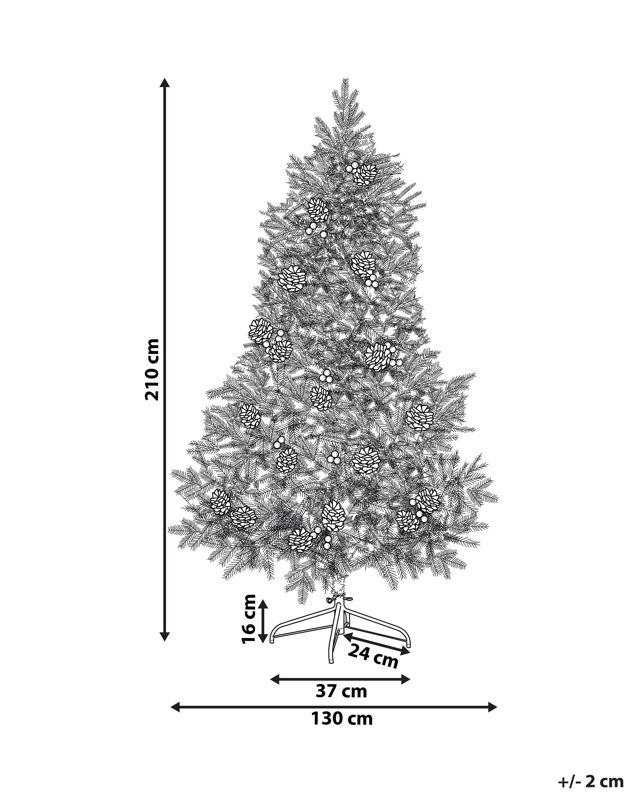 Beliani Albero di Natale en PVC Classico DENALI  