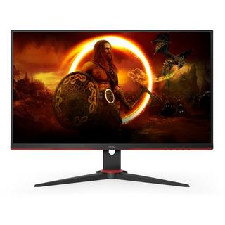 AOC  24G2SAE/BK Monitor PC 60,5 cm (23.8") 1920 x 1080 Pixel Full HD Nero, Rosso 