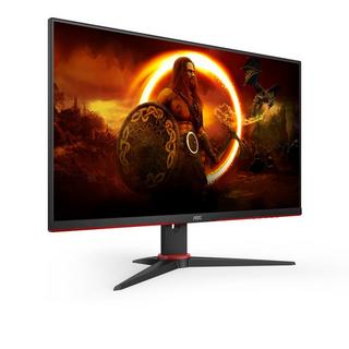 AOC  24G2SAE/BK Monitor PC 60,5 cm (23.8") 1920 x 1080 Pixel Full HD Nero, Rosso 