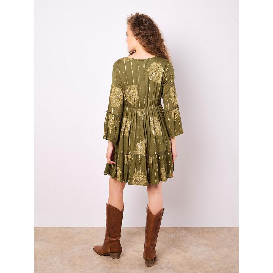 APRICOT Paisleymuster Minikleid  