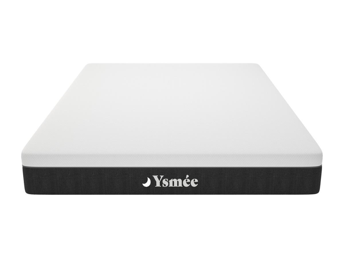 Ysmée Ensemble 180 x 200 cm sommier coffre blanc + matelas ressorts ensachés 7 zones ép.22cm - CELESTRIA de YSMÉE  