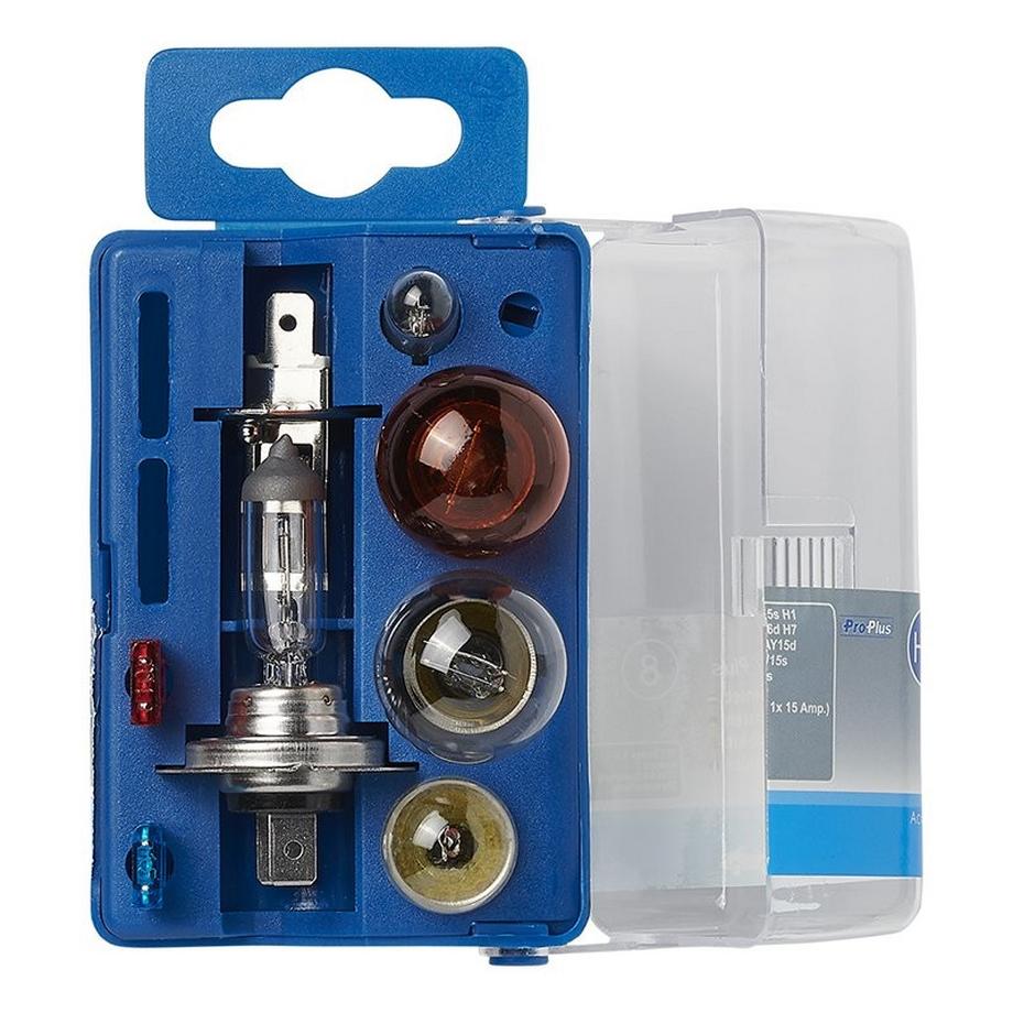 Pricenet  Ersatzlampen-Set H1+H7 8-teilig 