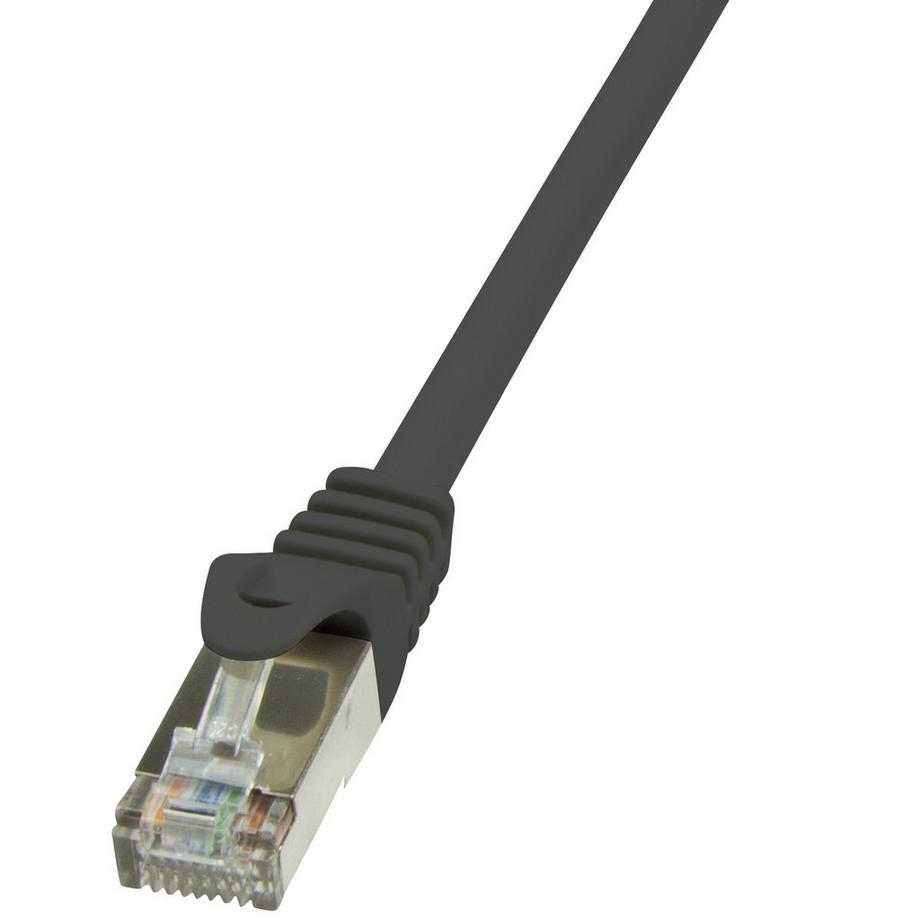 LogiLink  Patchkabel Cat6 F/UTP Ecoline 1m Schwarz 