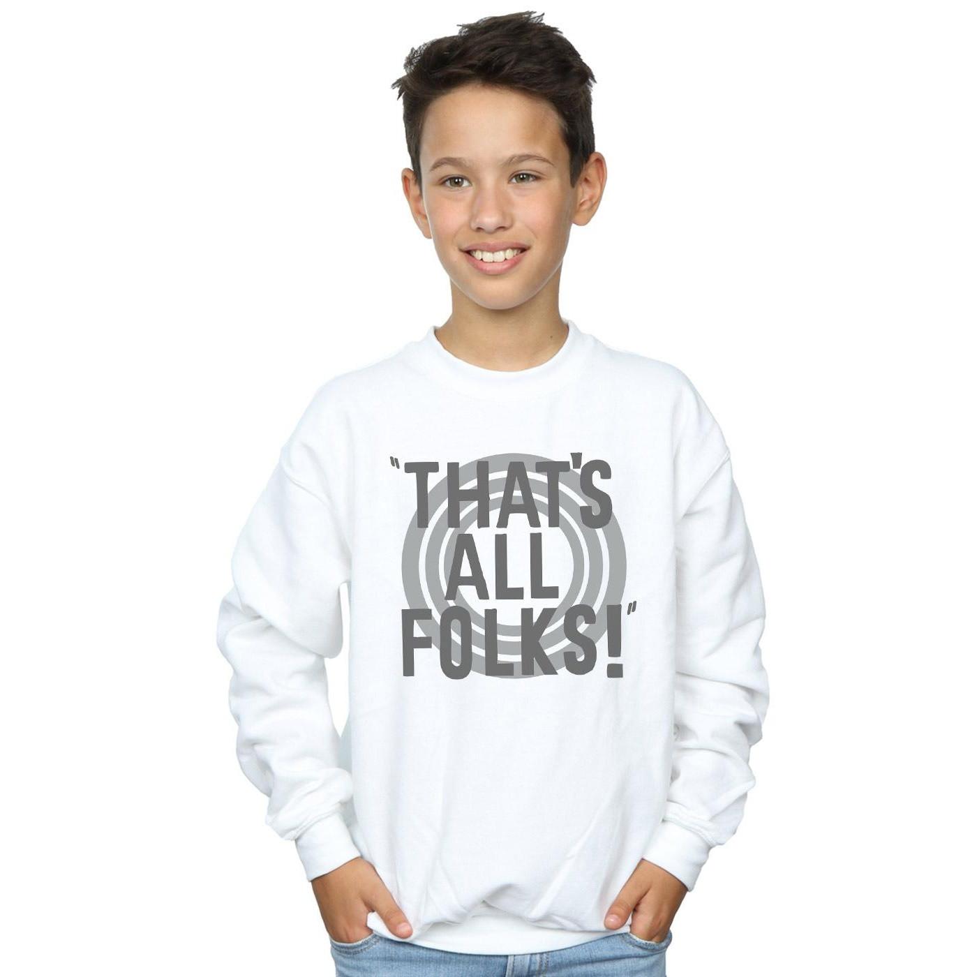 LOONEY TUNES  That's All Folks Sweatshirt 