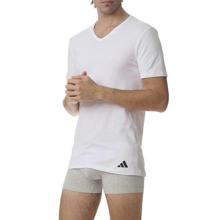 adidas Active Flex Cotton T-Shirt Scollo a V Confezione da 4  