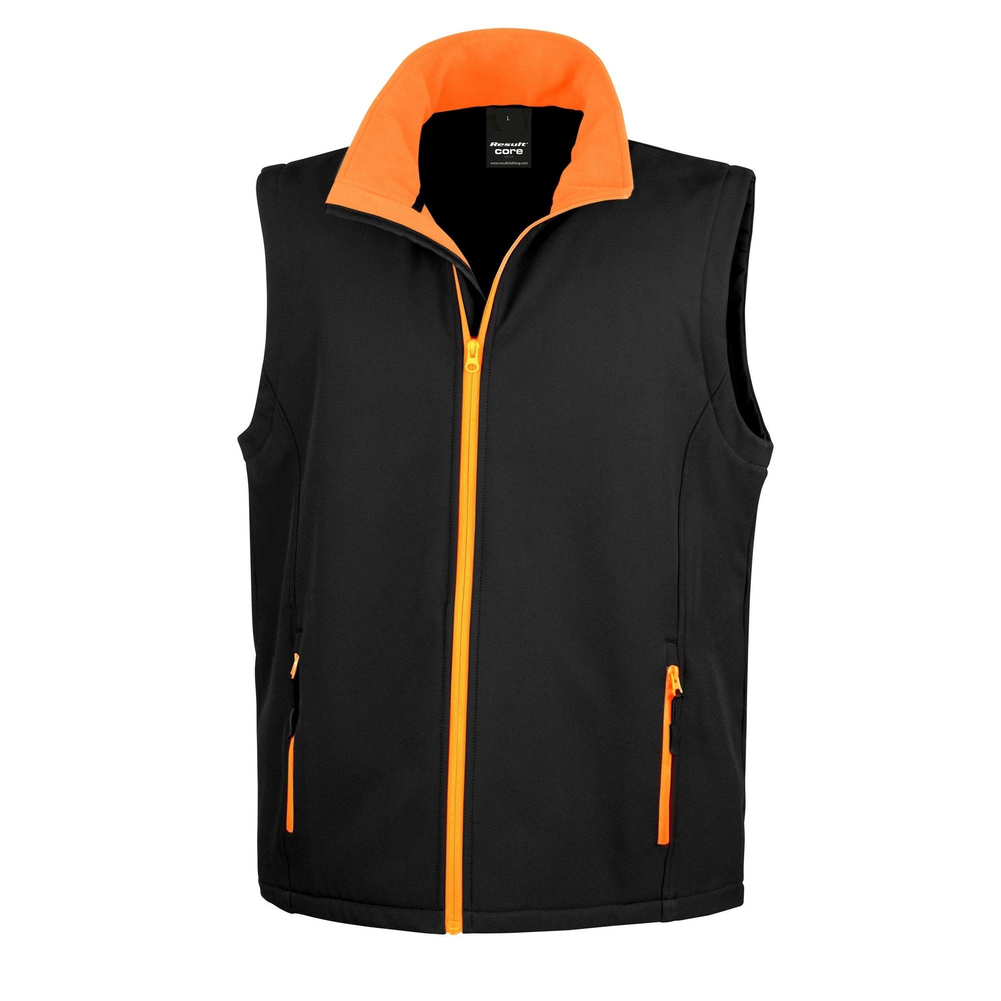 Image of Core Softshell Bodywarmer Gilet Herren Schwarz XL