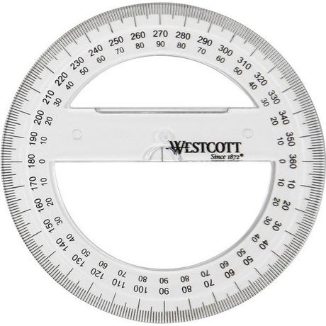 WESTCOTT WESTCOTT Kreis-Winkelmesser 10cm E10135 00  