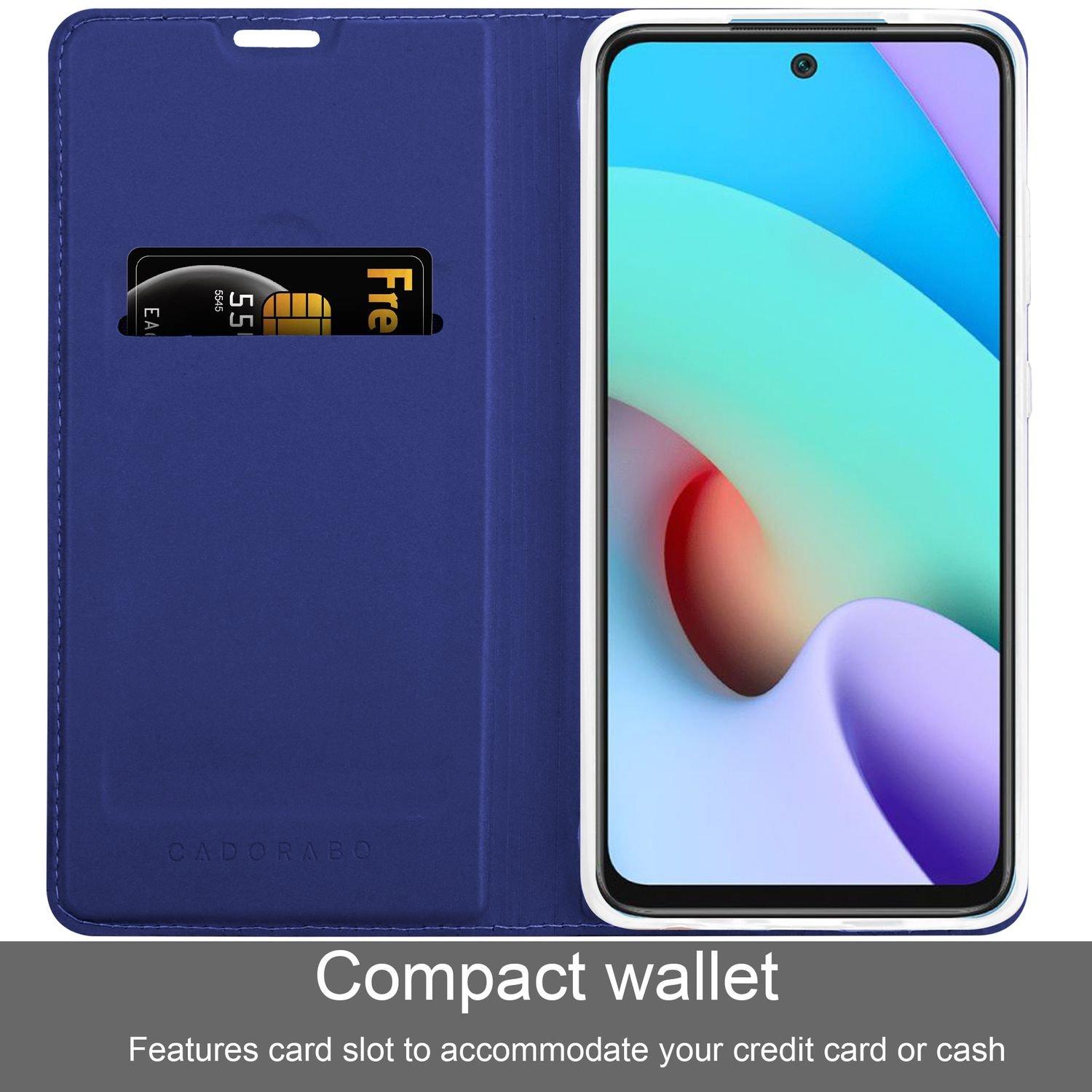 Cadorabo  Housse compatible avec Xiaomi RedMi 10 4G - Coque de protection avec fermeture magnétique, fonction de support et compartiment pour carte 