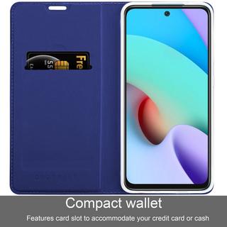 Cadorabo  Housse compatible avec Xiaomi RedMi 10 4G - Coque de protection avec fermeture magnétique, fonction de support et compartiment pour carte 