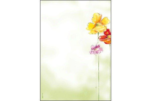 Sigel SIGEL Motiv-Papier A4 DP123 Spring Flowers 90g,50 Blatt  