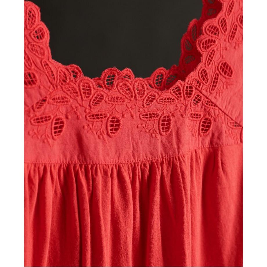 Superdry Tanktop mit gewebter Bordüre  