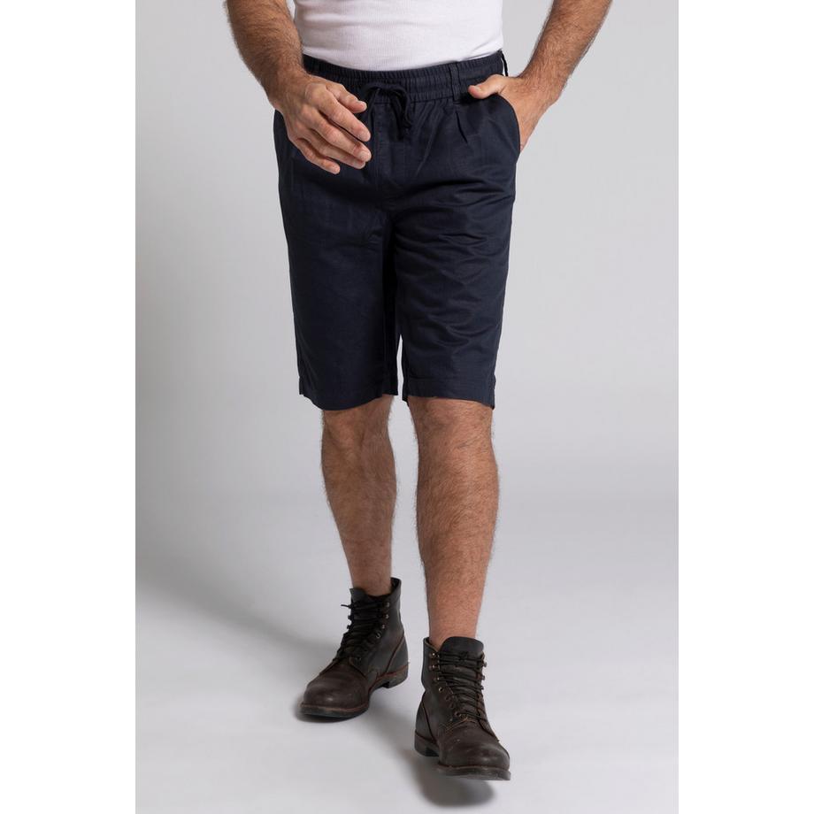 JP1880 Bermuda Lin Mélangé Taille Élastique Coupe Basic Fit  