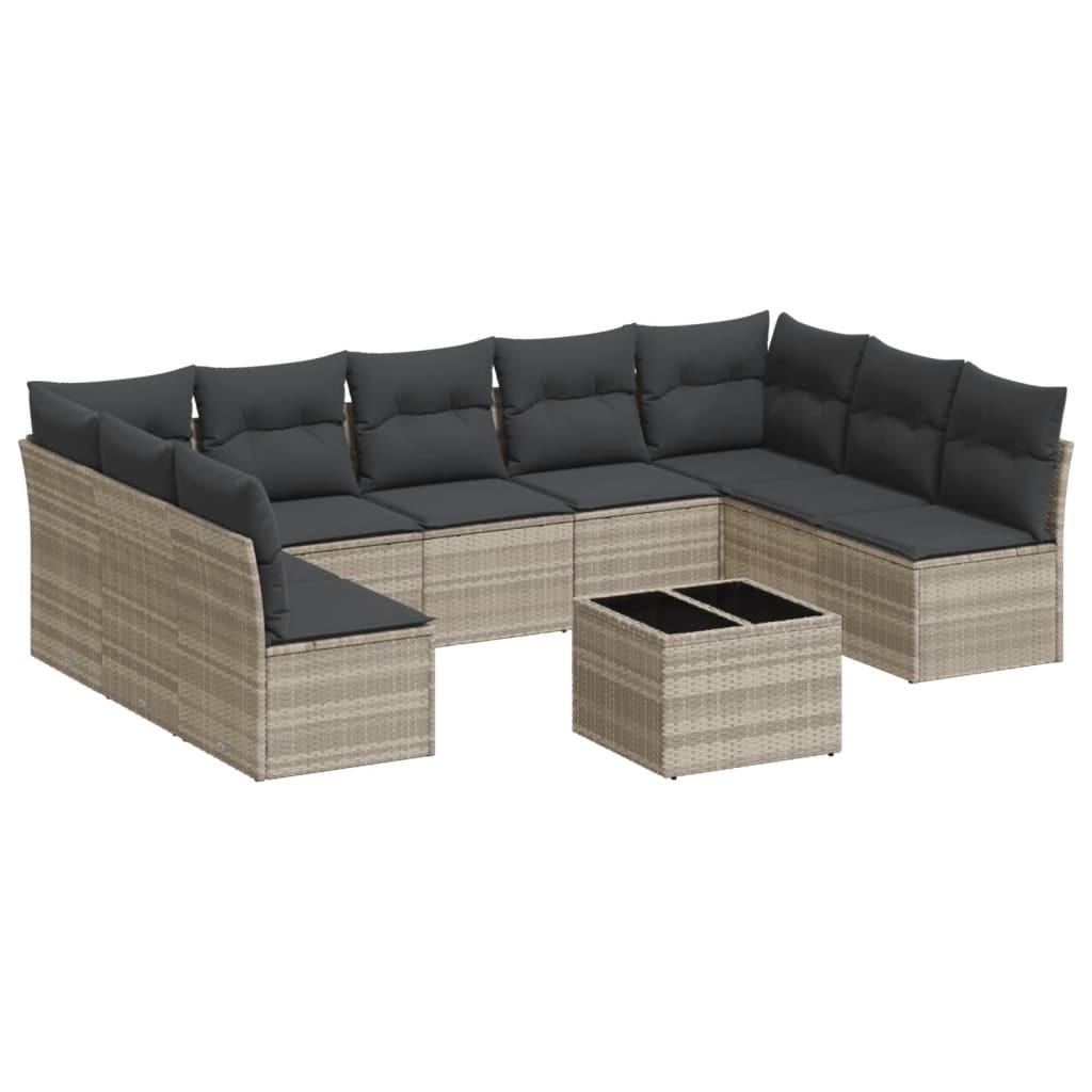 VidaXL Garten sofagarnitur poly-rattan  