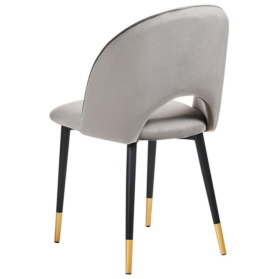 Beliani Set di 2 sedie da pranzo en Velluto Glamour MAGALIA  