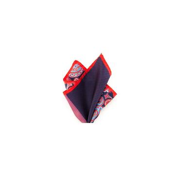 Pochette de costume imprimée 4 motifs en soie