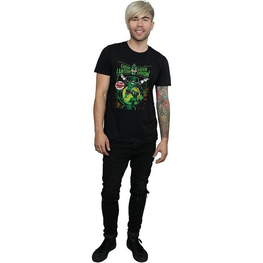 DC COMICS Green Lantern Green Arrow Imprimé T-Shirt  