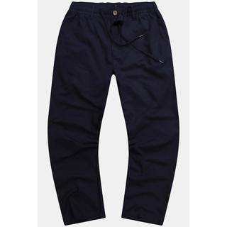 JP1880  Pantalon aspect lin. Taille élastique. Coupe décontractée. 