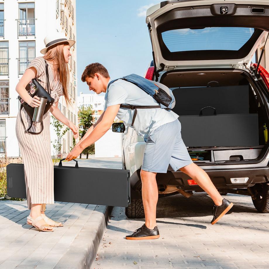 Tectake  Ensemble de tables de camping Panja pliable, résistant aux intempéries 