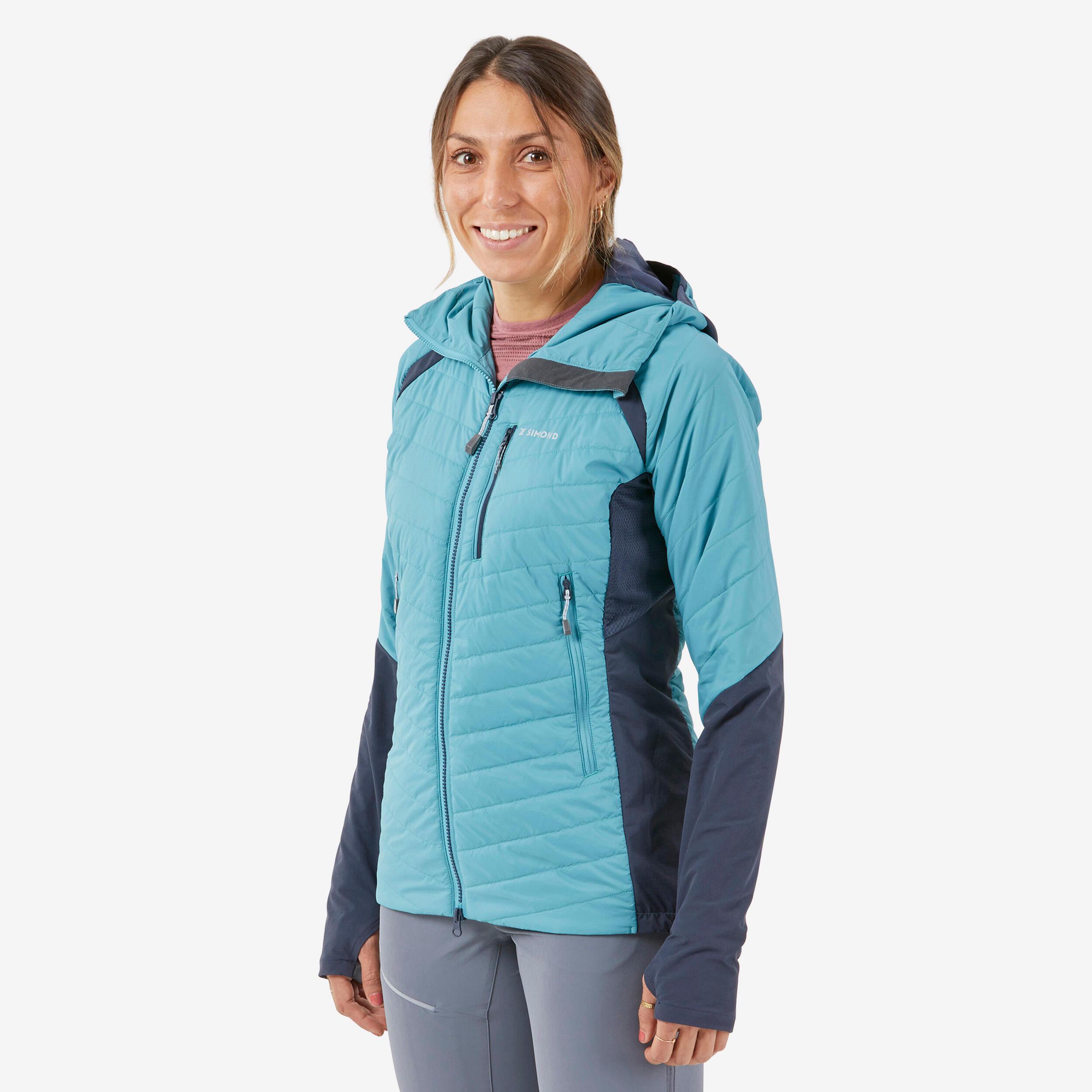 Image of Wattierte Jacke - Hybrid Sprint Damen Blau Bedruckt M