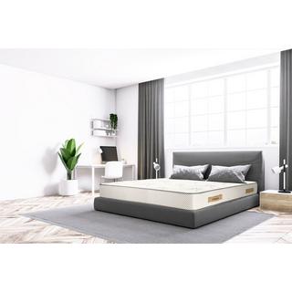 AB Matelas Materasso in schiuma Cosmos White - 200x200cm - Home Memory Form 50kg/m3 e 12 zone - 28 cm  