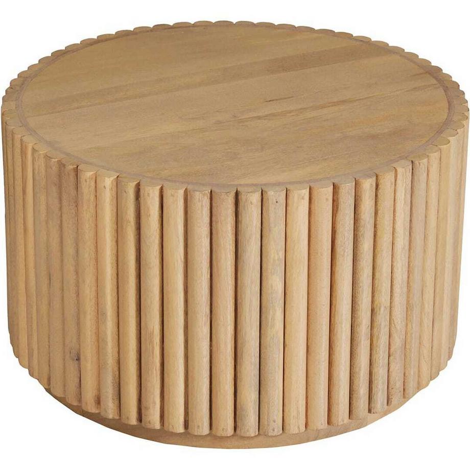 mutoni Table basse Piccard bois de manguier naturel 55  