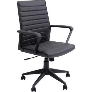 mutoni Chaise de bureau pivotante Labora Noir  